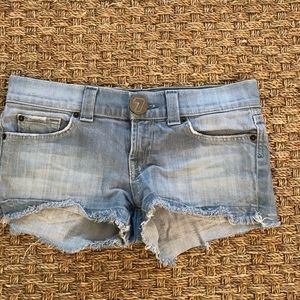 7 for all mankind jean shorts